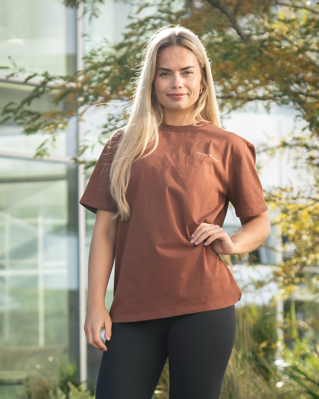 Comfort fit T-shirt - Mocha