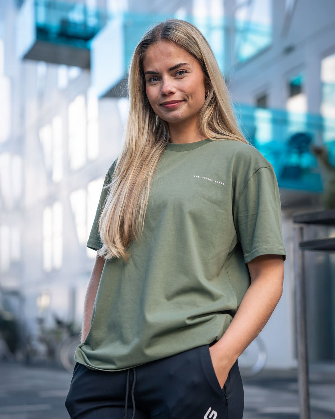 Comfort fit T-shirt - Olive