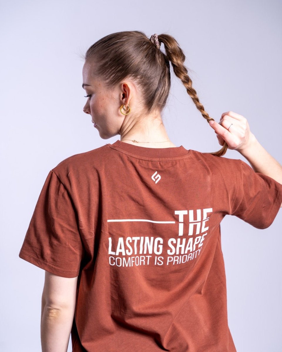 Comfort fit T-shirt - Mocha - The Lasting Shape