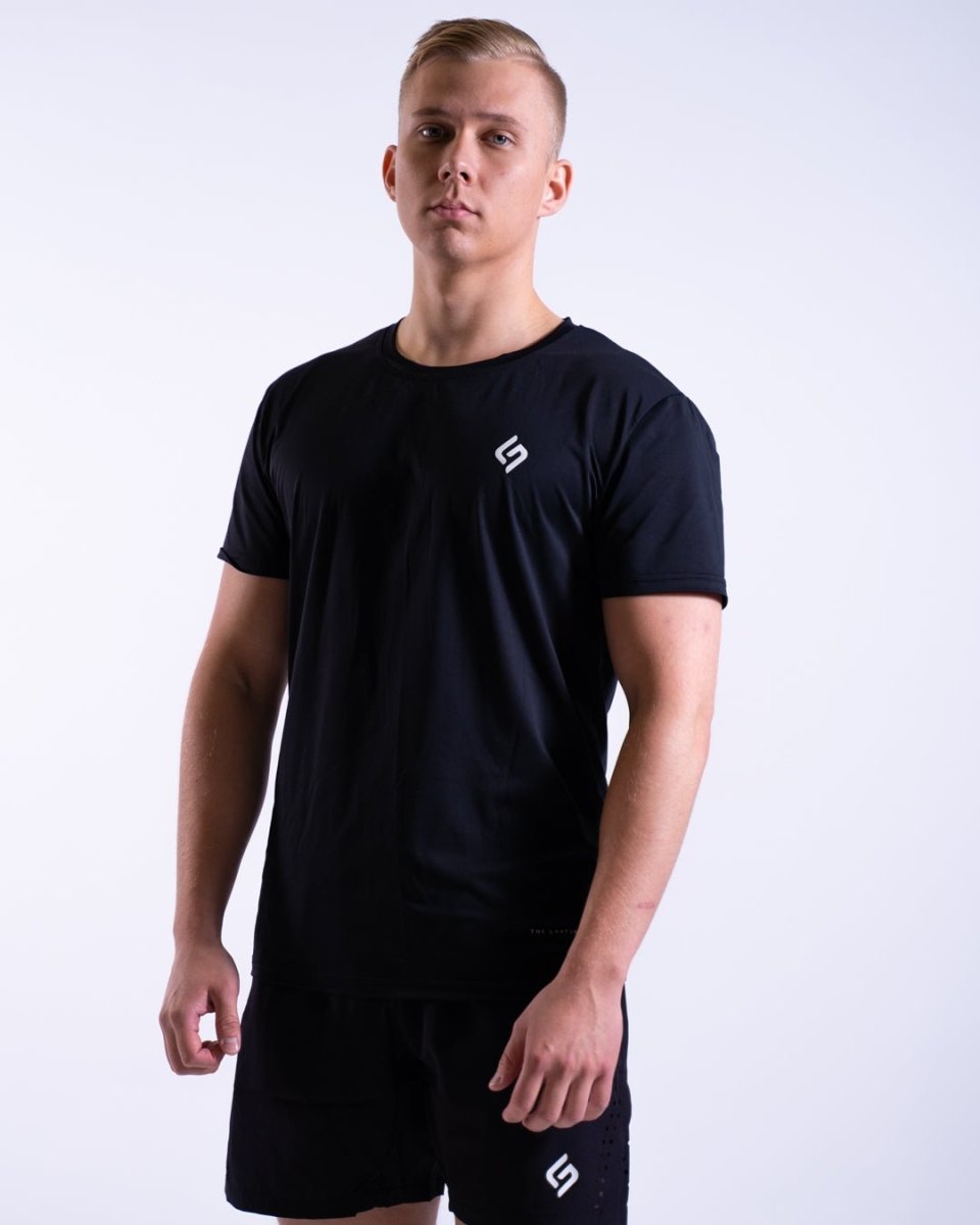 Core Mesh T-shirt - Black - The Lasting Shape