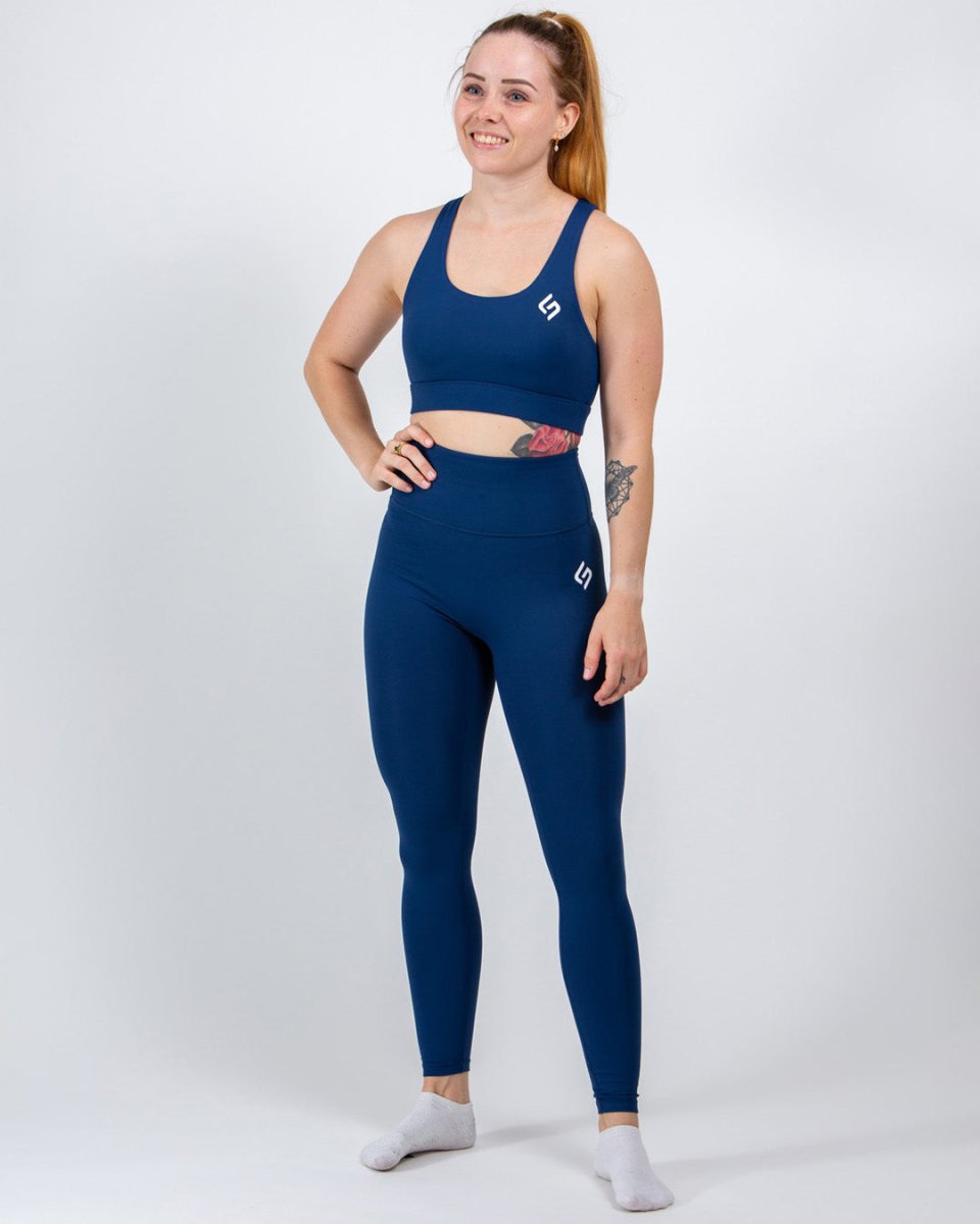 Tights og SportBH Set Navy - The Lasting Shape